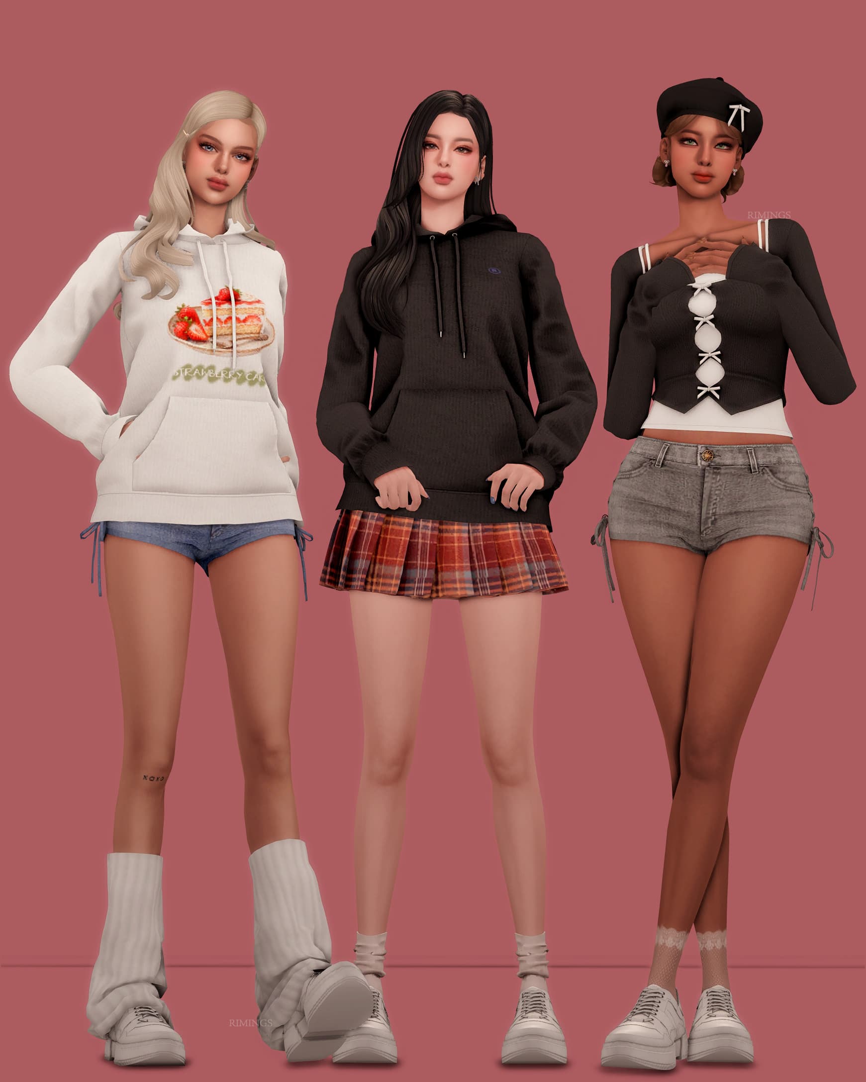 Галерея мода Сет одежды Sweet Kitsch & Cozy Pack #2